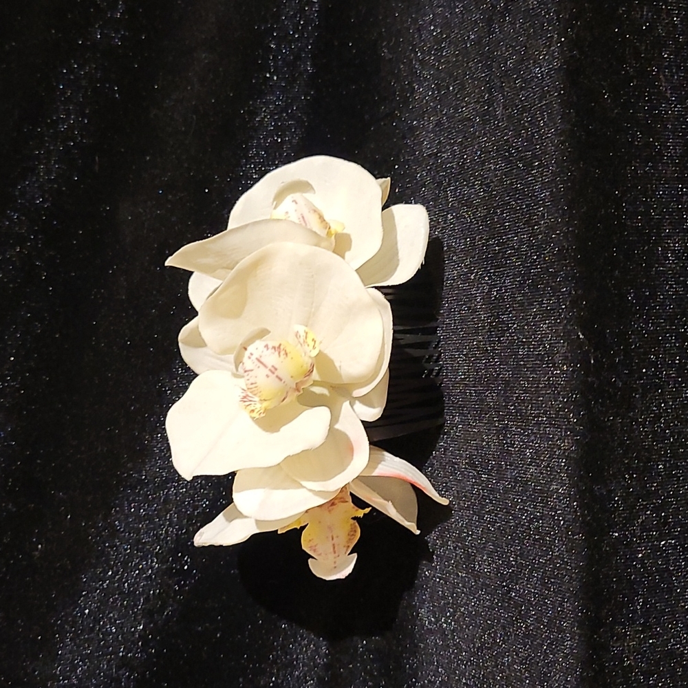 Vintage Inspired Orchid Hair Flower